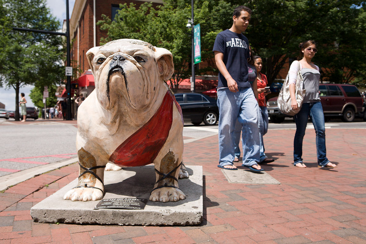 Bulldog Statues